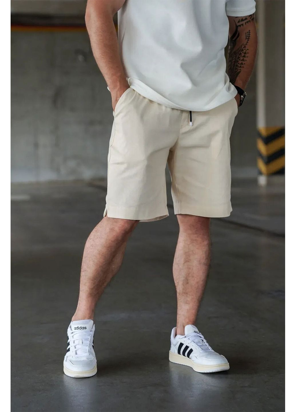 Мужские повседневные шорты Casual Песочные Teamv (350619600)