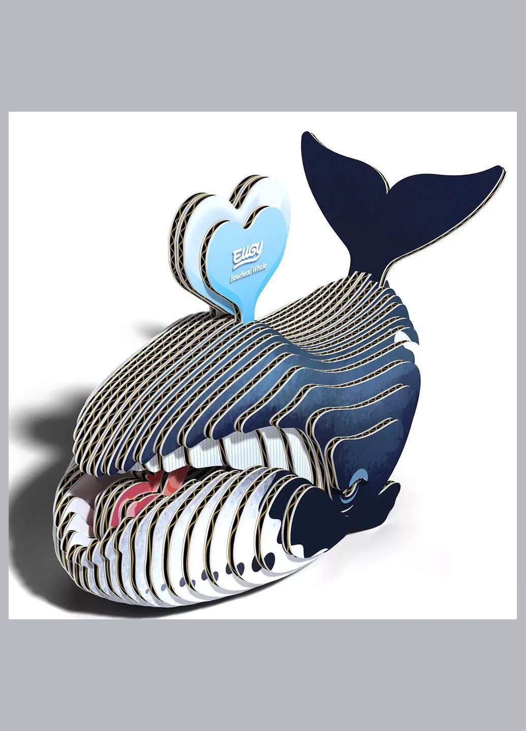 Сборная 3D модель Зоопарк Гренландский кит (XEG-084) Eugy (333252816)