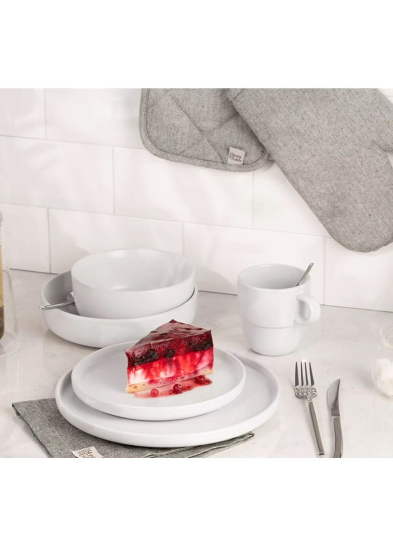 Сервіз столовий Trento AR0018TW/2 18 предметів білий Ardesto (350934790)