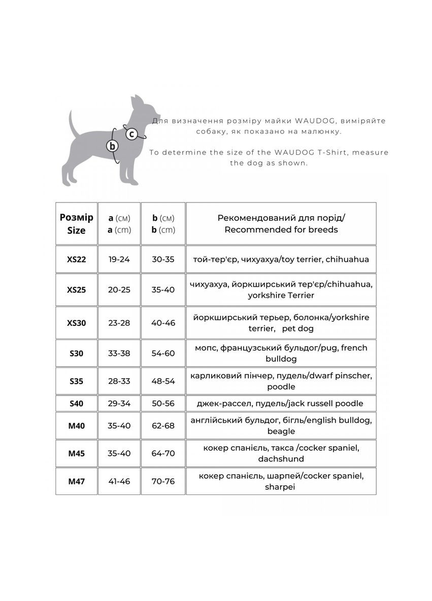 Майка для собак Clothes Конотопські магічні війська S40 Сіра (296-0232) WAUDOG (279568907)