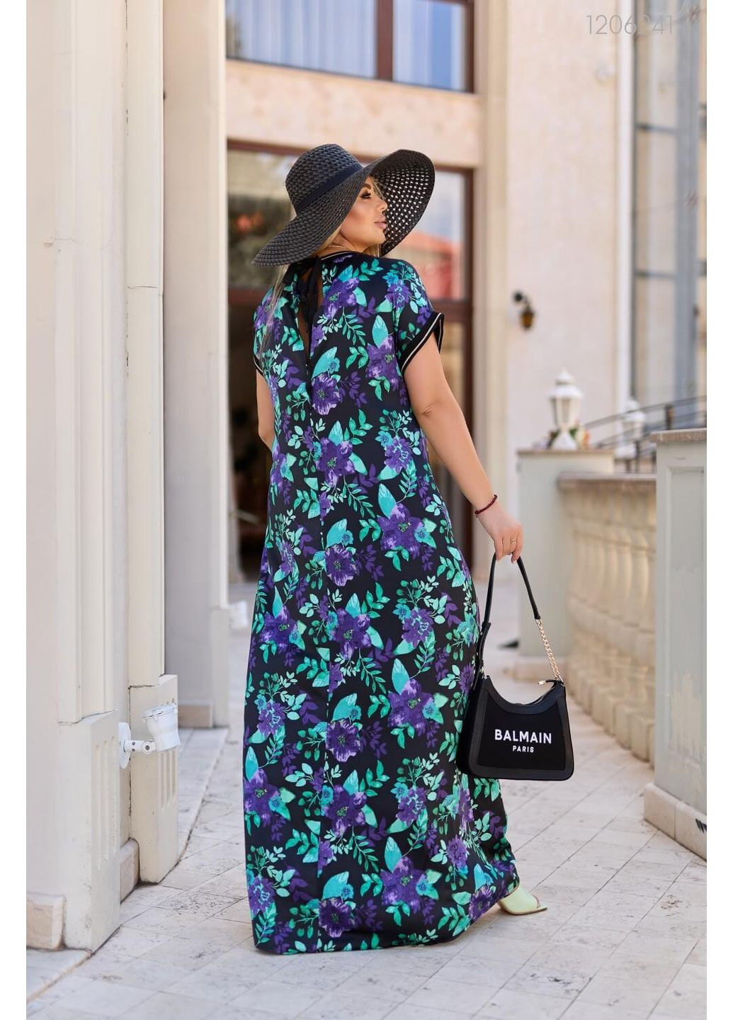 Черное платье морелья (чёрный) 1206241 Peony