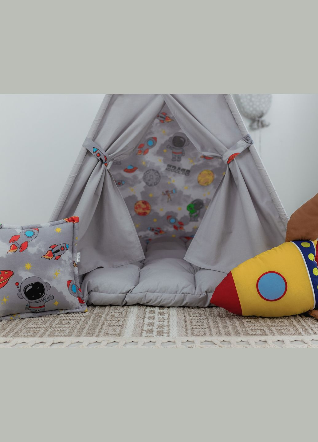 Вигвам Космос с ковриком БОН БОН + корзина для игрушек. Полный комплект! No Brand (316257354)
