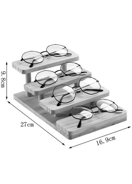 Органайзер для окулярів з дерева Кведа 4 сієна (ОЧК-402205) No Brand (328076453)