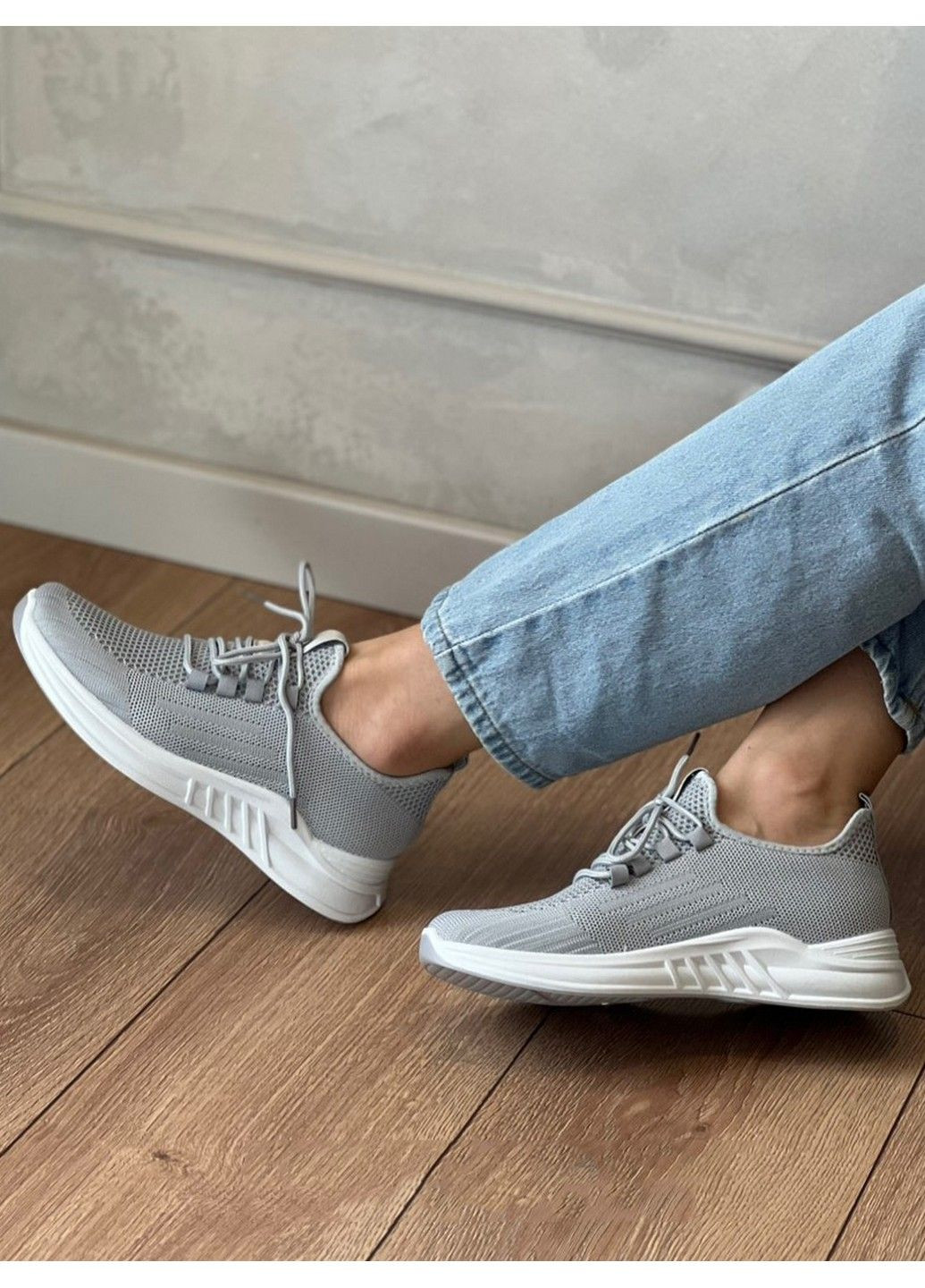 Текстильні кросівки BW8171-5 Navigator сірі всесезони (316393600)