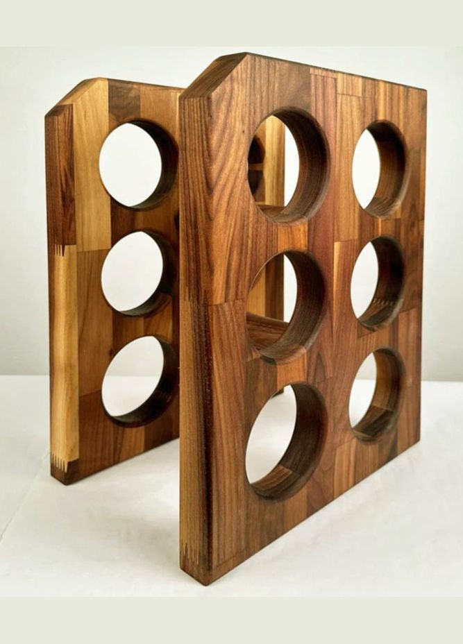 Настольная винная полка Эндрюс латте (ВПС-009416) No Brand (327848321)