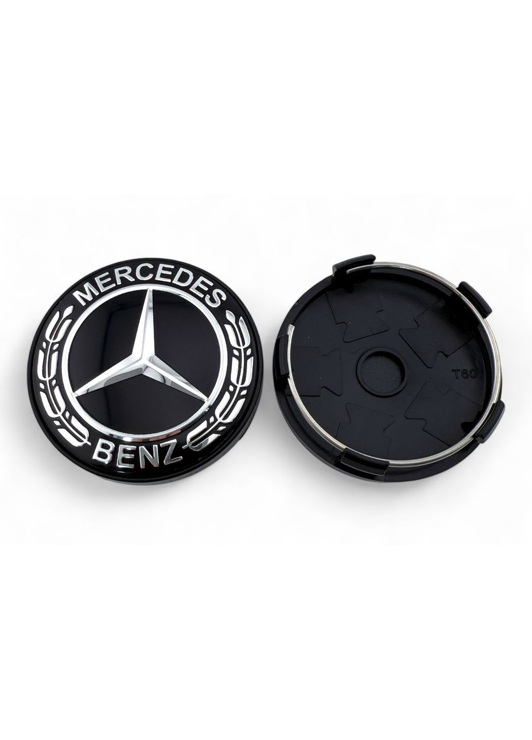 Ковпачок в диски Мерседес заглушка для дисків Mercedes 60/56 мм. Чорні(1 шт.) Mercedes-Benz (354698341)