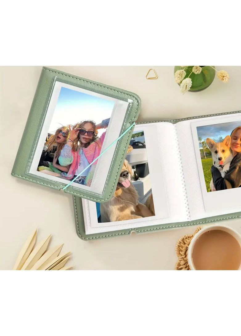 Фотоальбом для Instax Wide/Wide EVO/Wide 400/300/210/Polaroid I-Type/Now/OneStep/I-Type, на 28 фото, Fujifilm (364204303)