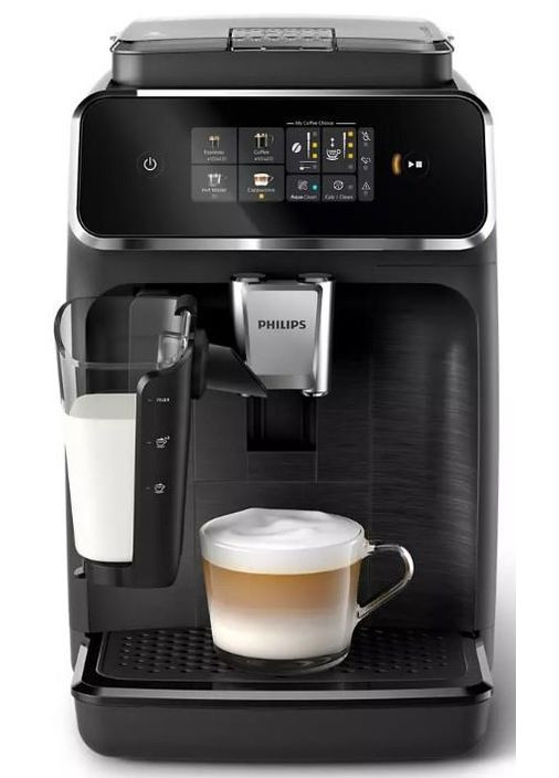 Кофемашина Series 2300, 1,8л, зерно+молотая, автомат.капуч, сернор.управление, черный Philips (315040851)