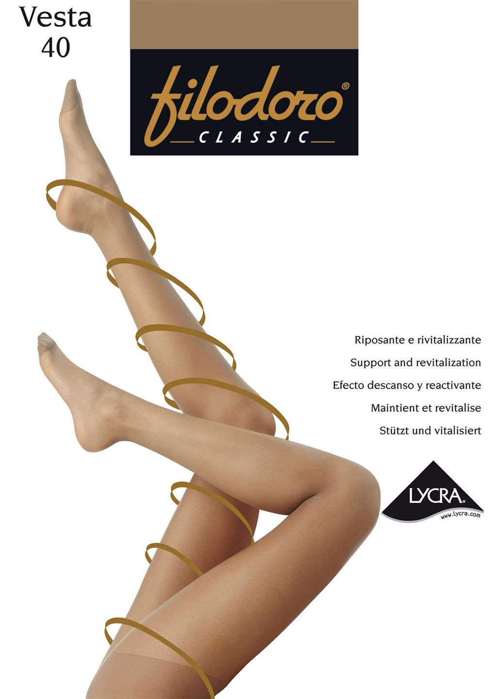Колготки з шортиками великого розміру Vesta 40 den Filodoro (351582206)