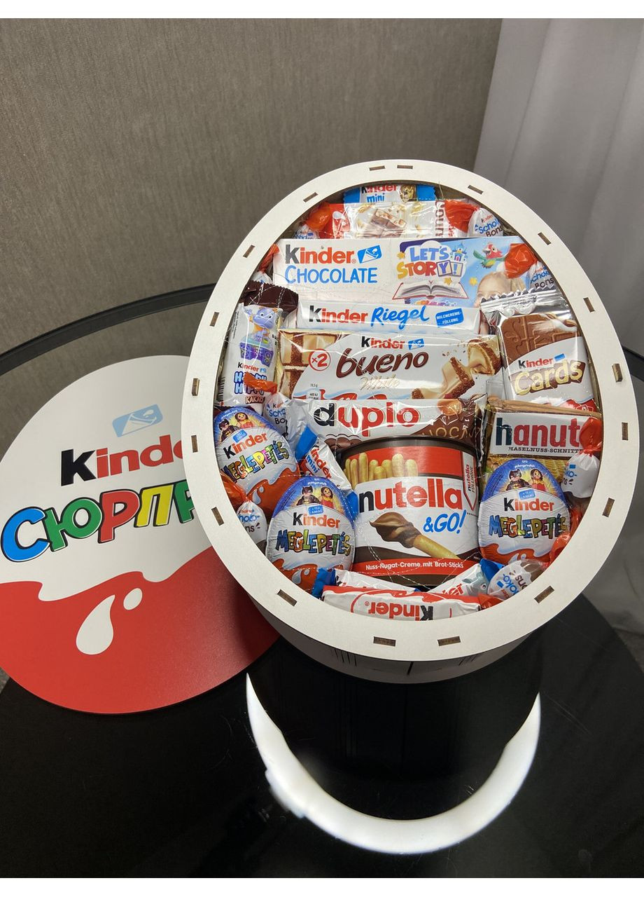 Подарунковий Kinder бокс L «Sweet Trend» 31×25×9 см – універсальний набір солодощів (з новинками) No Brand (360984298)