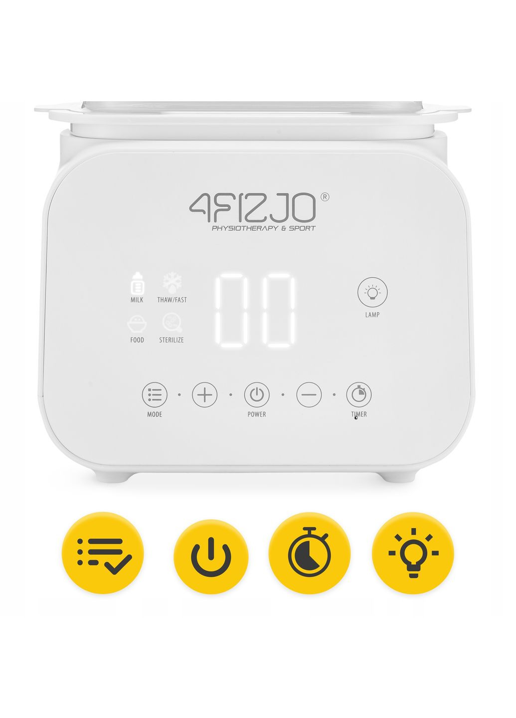 Подогреватель/стерилизатор для бутылочек Twin 4 в 1 White () 4FIZJO P-5905973402392 (356769903)