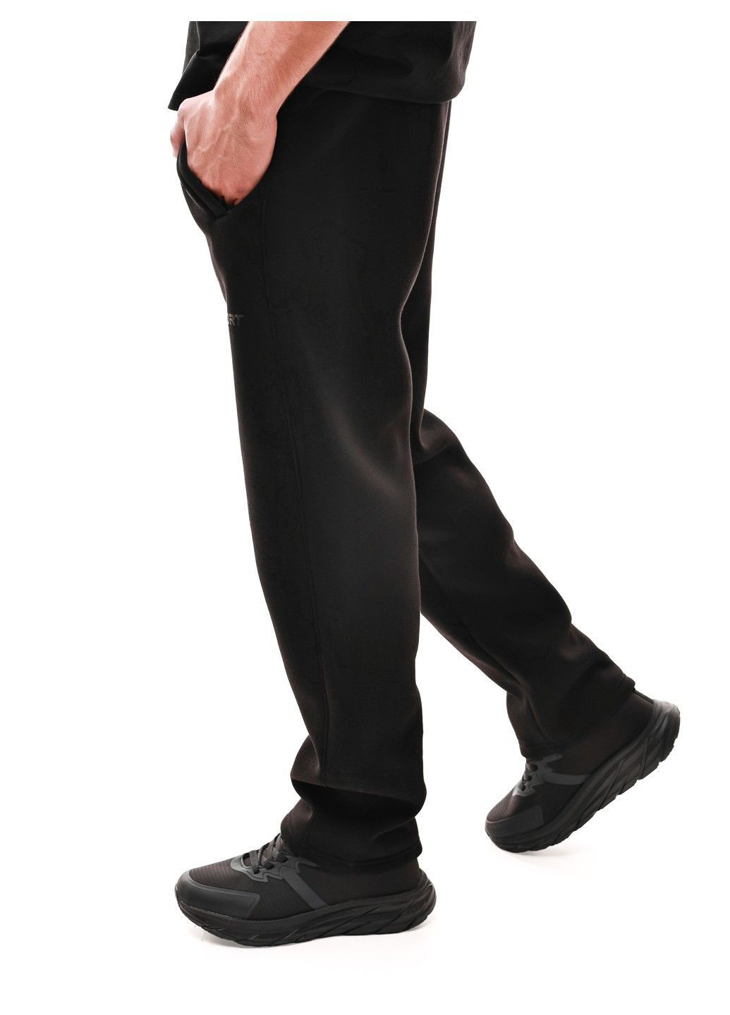 Черные зимние брюки No Brand