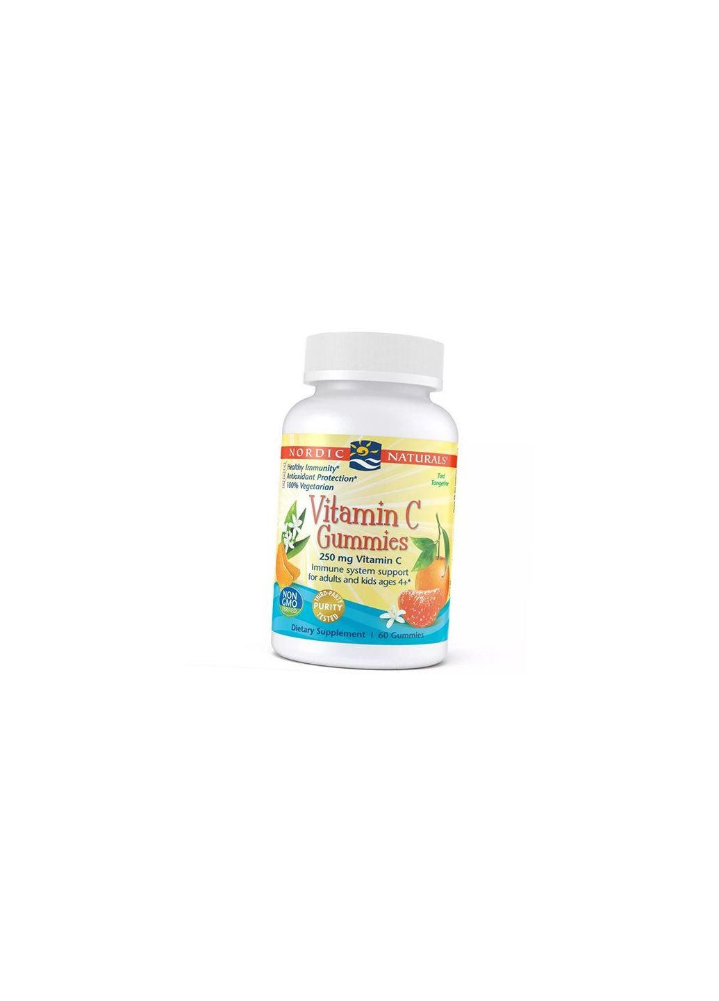 Жувальний Вітамін С для дітей, Vitamin C Gummies, 60таб Мандарин 36352031, (36352031) Nordic Naturals (293257140)