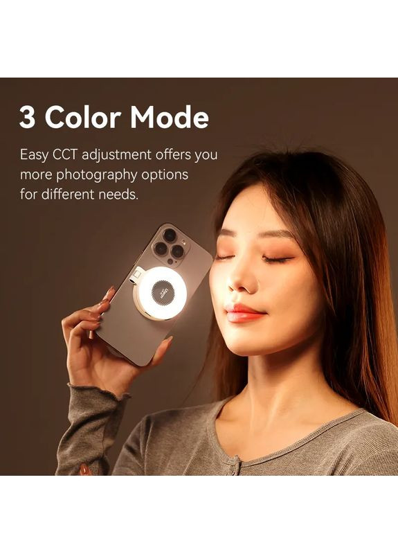 Світло для айфона магнітне Fill Light Black (L049GBB1 LM19) (L049GBB1) Ulanzi LM19 Magsafe (372840836)