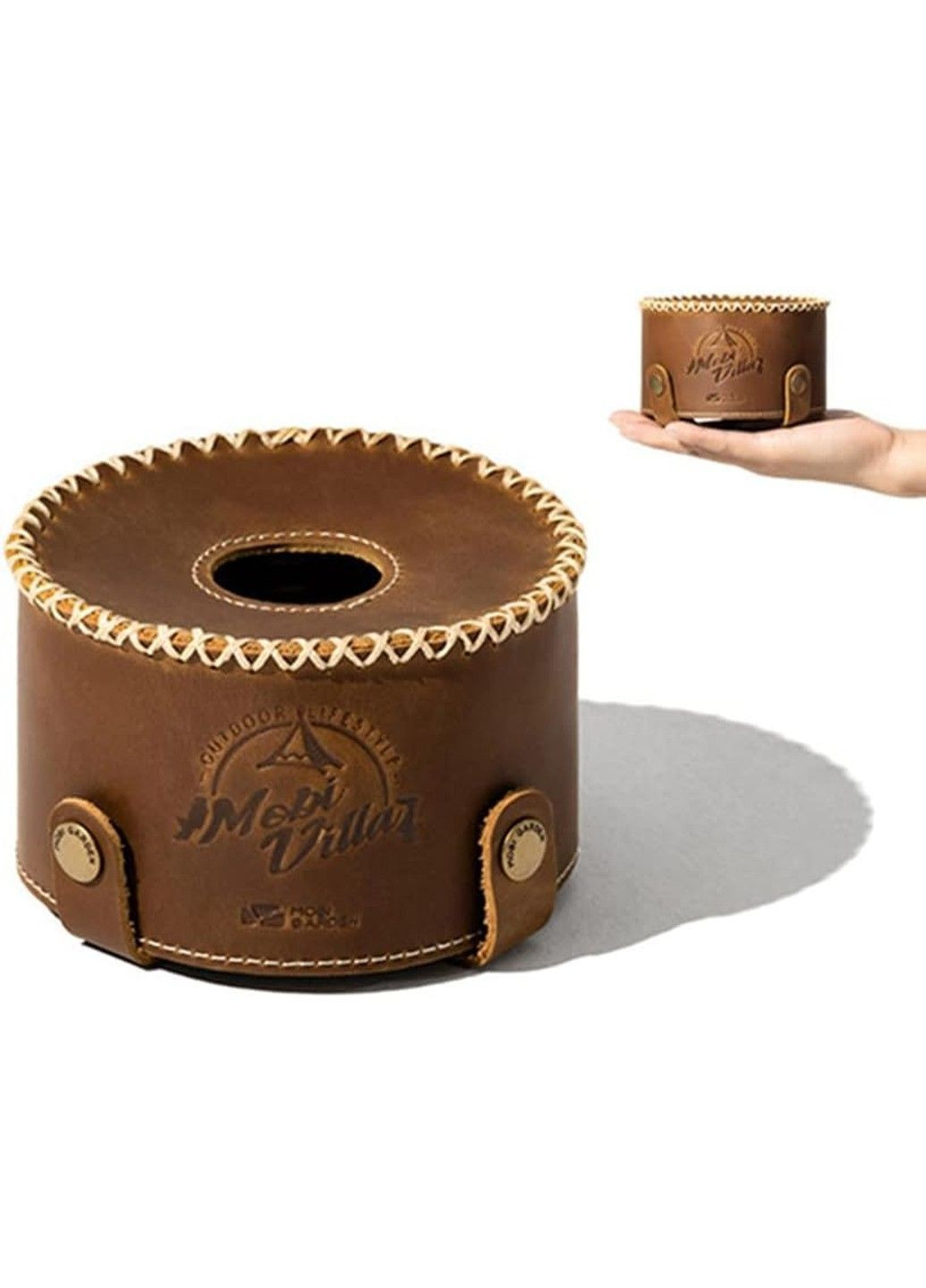 Чехол для газового баллона Gas Cover leather 230 NX21671088 brown Mobi Garden (370666475)