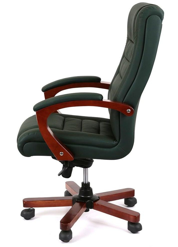 Кресло Гаспар ЭХ МB (Кожа Lux LC-green) Аклас (360546200)