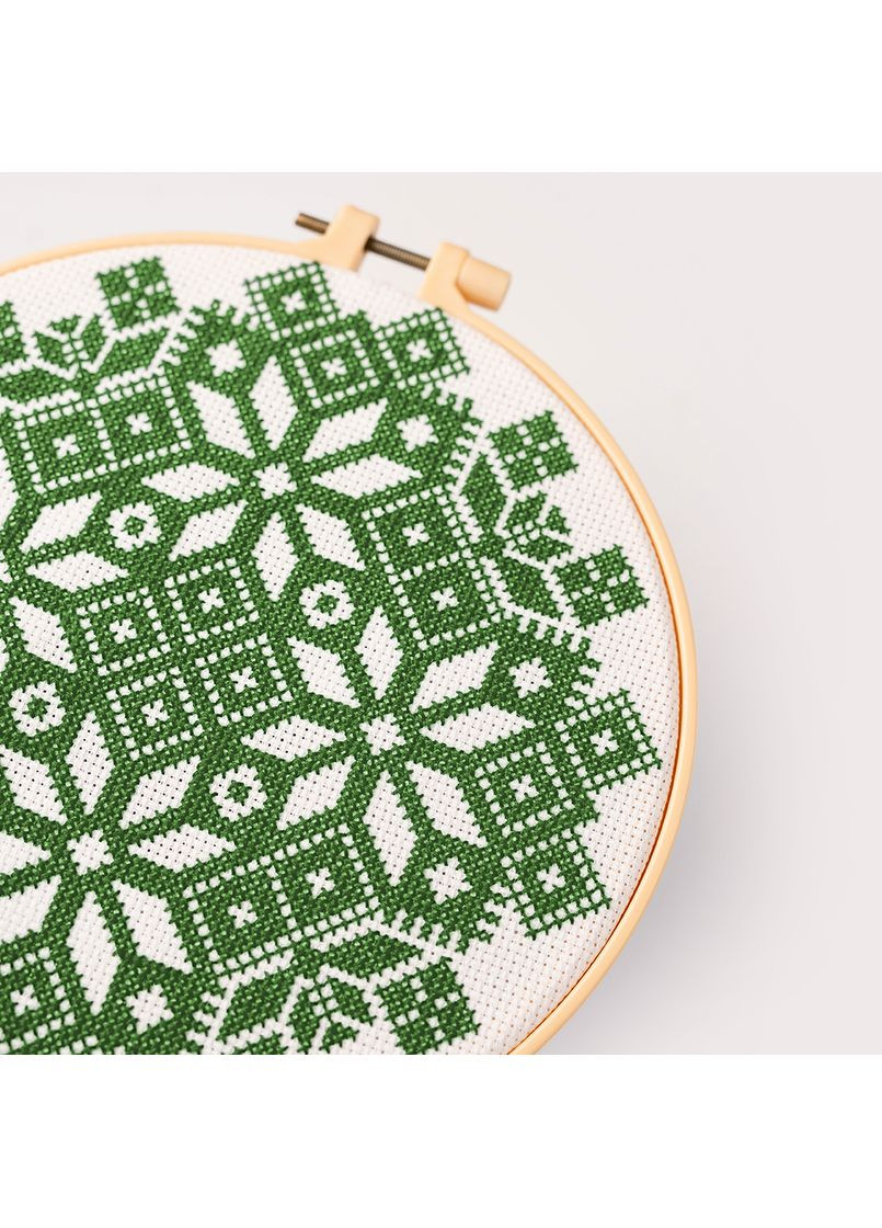 Набор для вышивания Ø190 мм x Diva Olivka «Мандала» зеленый Orner (369141475)