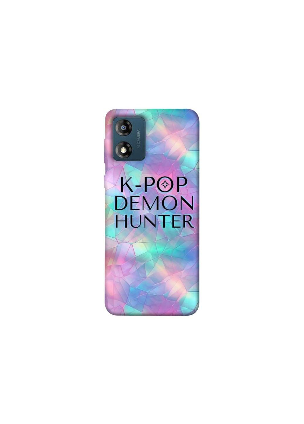 Чохол на Motorola Moto E13 K-Pop Demon Hunters Logo Frontalka (354653637)