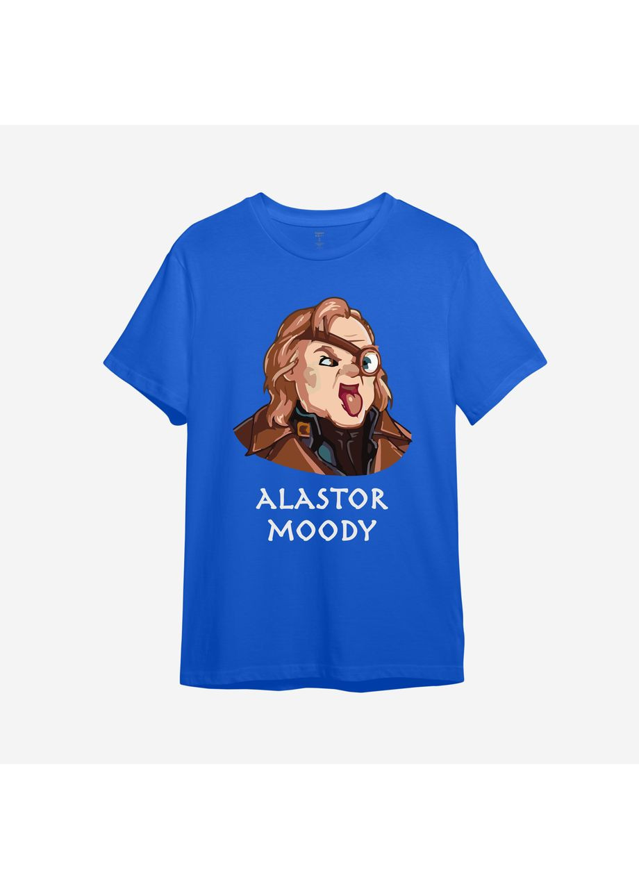 Синяя демисезонная детская футболка с принтом "alastor moody". гарри поттер (10547132815) ТiШОТКА