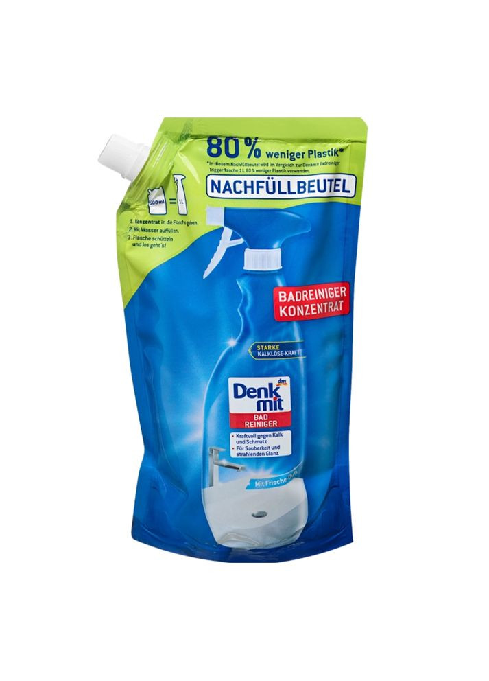 Концентрований засіб для чищення ванної кімнати (змінна насадка), 500 мл Denkmit (350893375)