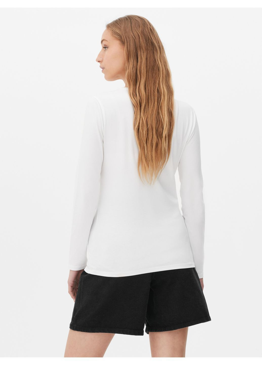 Лонгслів,білий, Primark (364504640)