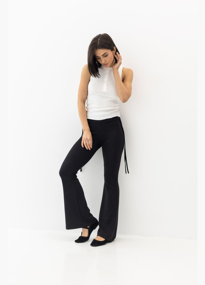 Женские трикотажные брюки клеш Lurex Штаны (327218397)