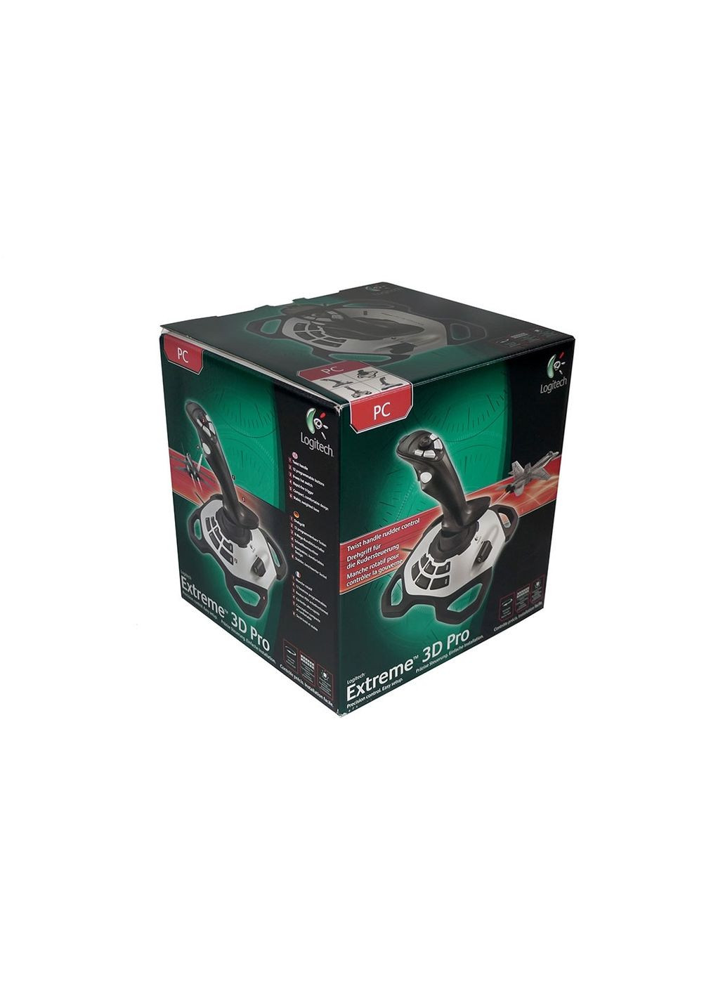 Джойстик Extreme 3D Pro (942-000031) чорно-білий USB Logitech (316152287)