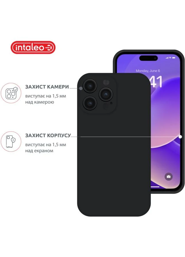 Чехол SoftShell для Apple iPhone 14 PRO MAX Black (1283126554230) Intaleo (392538641)