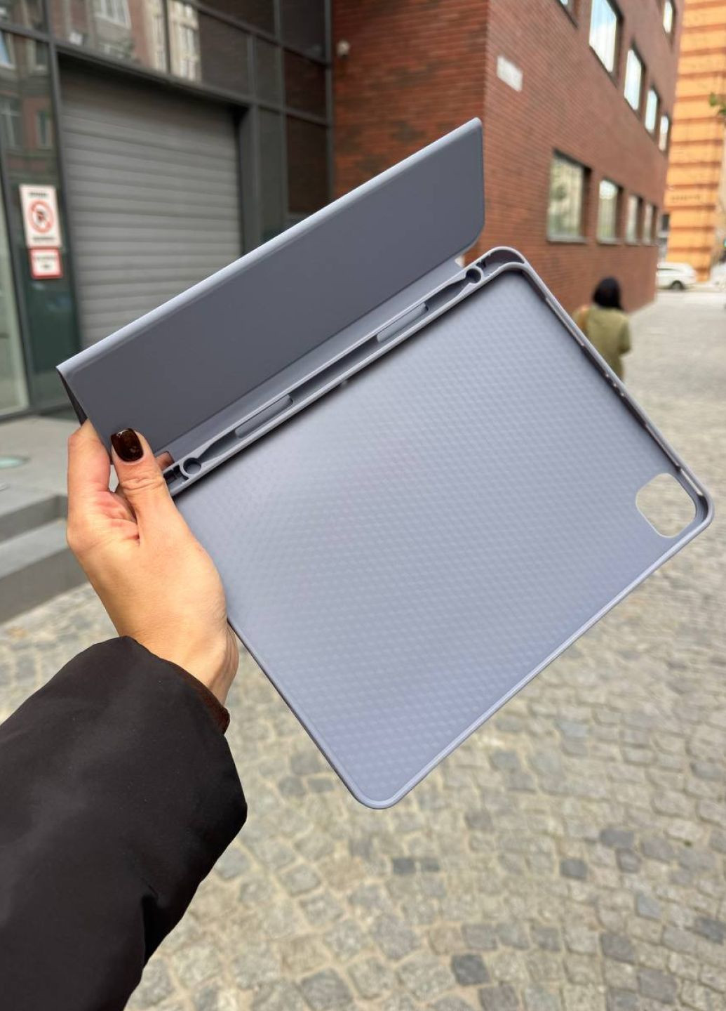 Чехол книжка для iPad 10.9"(2022) с поддержкой стилуса Lavender Gray / чехол для айпад серый No Brand (366239461)