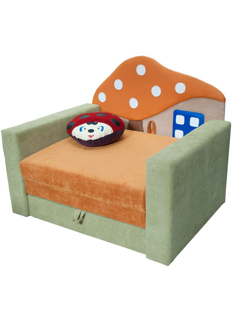 Раскладной выкатный детский диван Грибок ТМ No Brand (322500665)