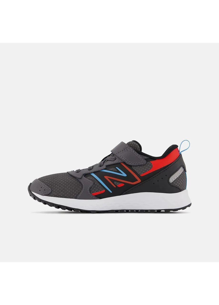 Серые всесезон кроссовки fresh foam 650 bungee lace grey/red New Balance