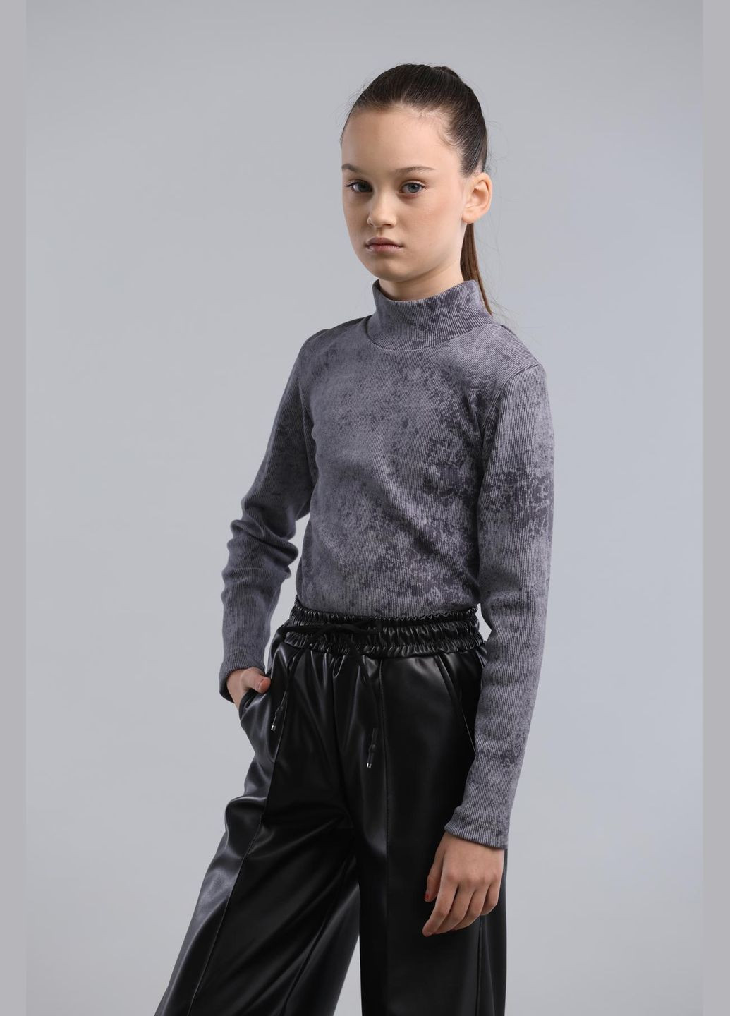 Брюки з екошкіри на флісі IRmAS палаццо (329746142)