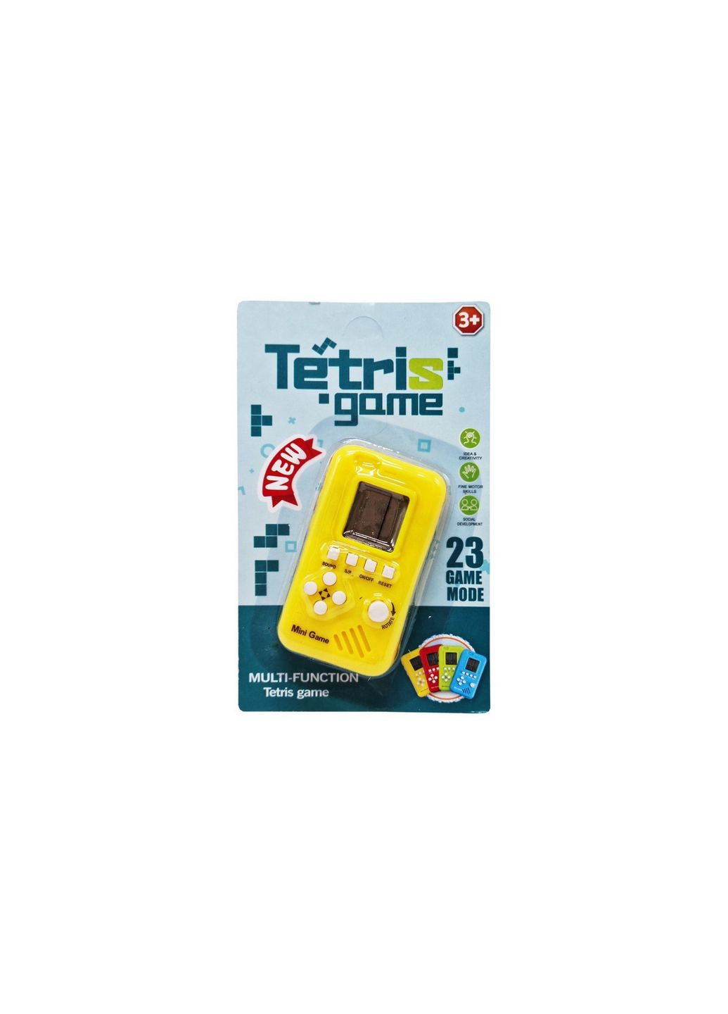 Інтерактивна іграшка Тетріс 158 A-18, 23 ігри Жовтий Bambi (283022105)