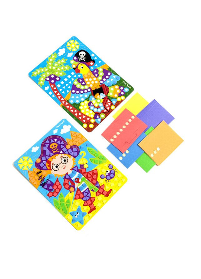 Набір для творчості «М’яка мозаїка. Пірат» колір різнокольоровий CB-00136766 Vladi toys (314892892)