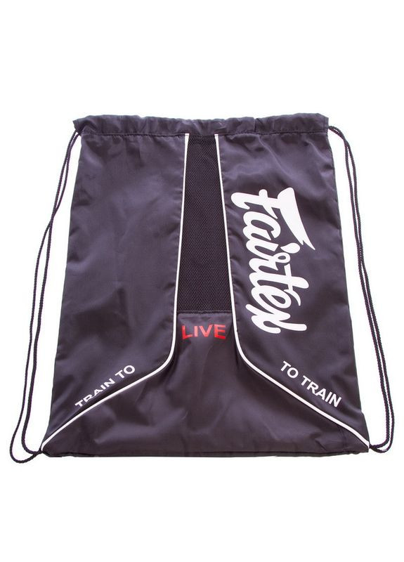 Рюкзак-мешок BAG6 (полиэстер, р-р 48x34см, ) (BAG6_Черный) Fairtex (361433451)
