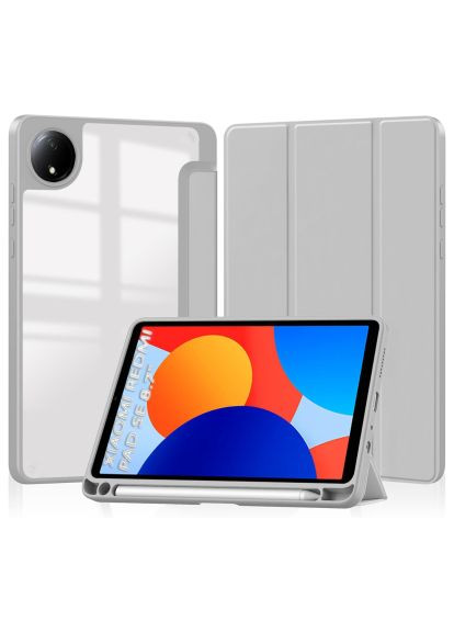 Чехол для планшета Soft Edge TPU Xiaomi Redmi Pad SE 8.7" Gray (712568) BeCover Soft Edge TPU Xiaomi Redmi Pad SE 8.7&quot; Gray (366503003)