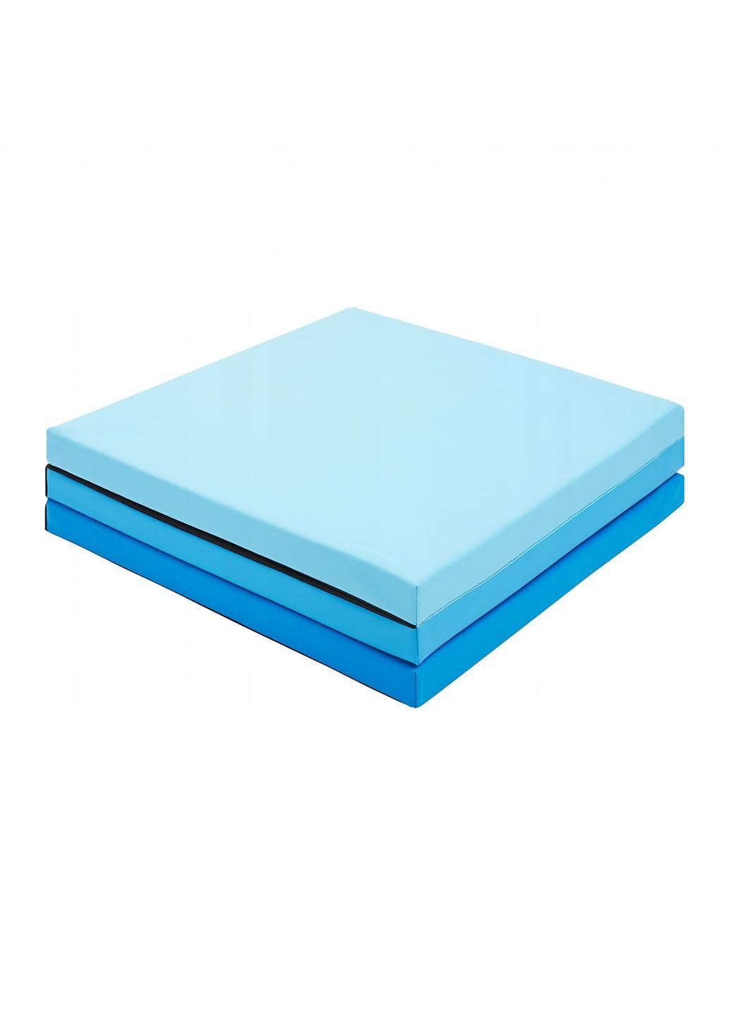 Мат гимнастический складной 180 x 60 x 5 см 4FJ0570 Blue/Sky Blue 4FIZJO (279303105)