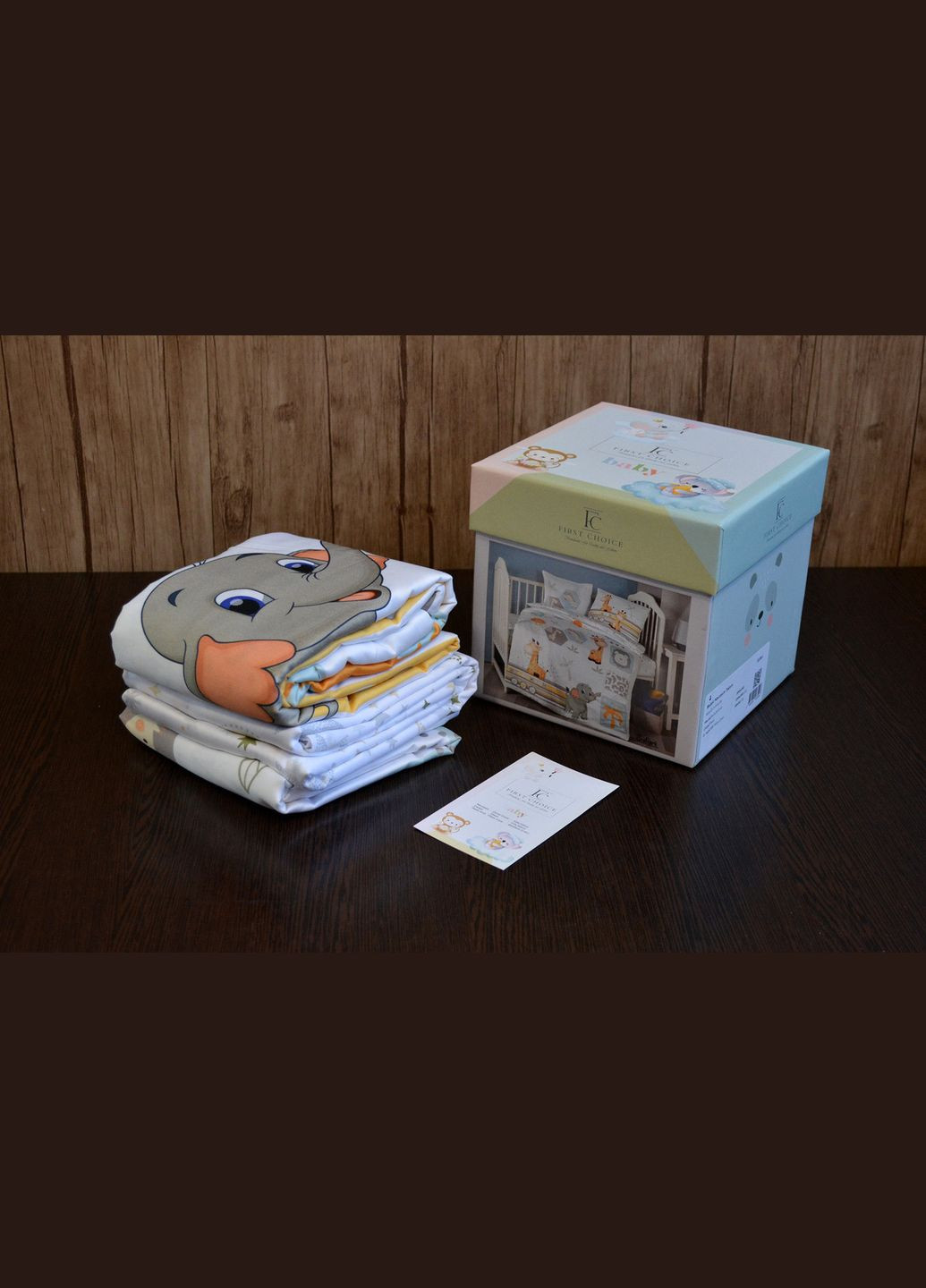 Постільна білизна для новонароджених Baby Digital Satin 100х150 см. Safari First Choice (318381526)