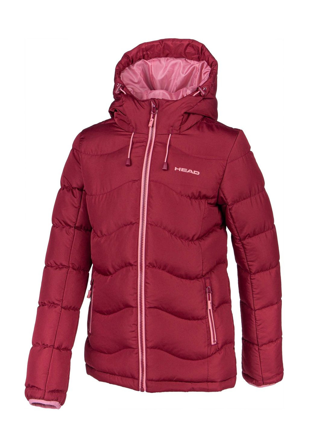 Бордовая демисезонная куртка Head