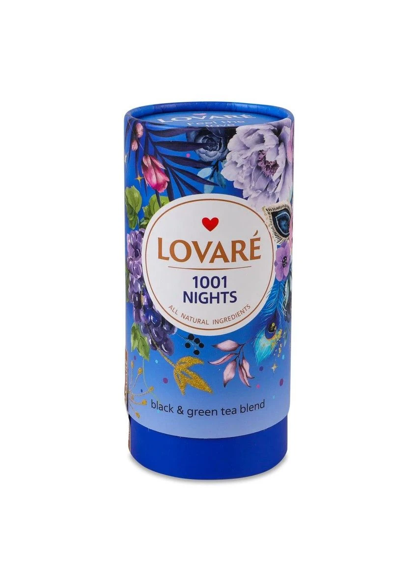 Чай черный с зеленым 1001 ночь 80 г Lovare (387667121)