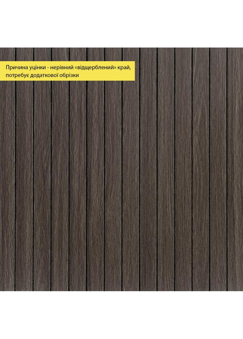 УЦІНКА. Покриття вінілове самоклеюче 3D рейки димчастий каштан 600*600*2,8мм love-shopping Sticker Wall (354661668)