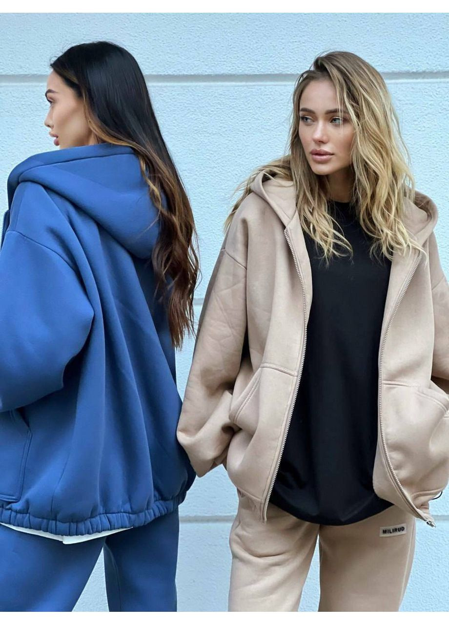 Жіноча кофта худі Zip hoodie на блискавці з кишенями (mil532) milirud (366873158)