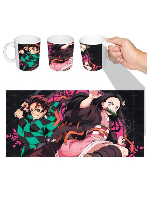 Чашка біла аніме Клинок який знищує демонів (z1063) No Brand (327004069)