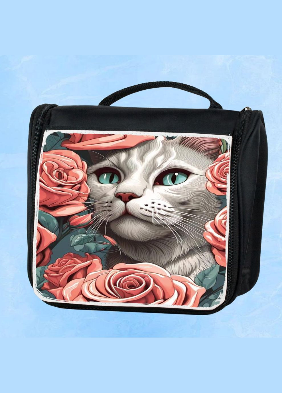 Дорожная сумка - органайзер для косметики несессер Art #136 Черная No Brand (318677158)