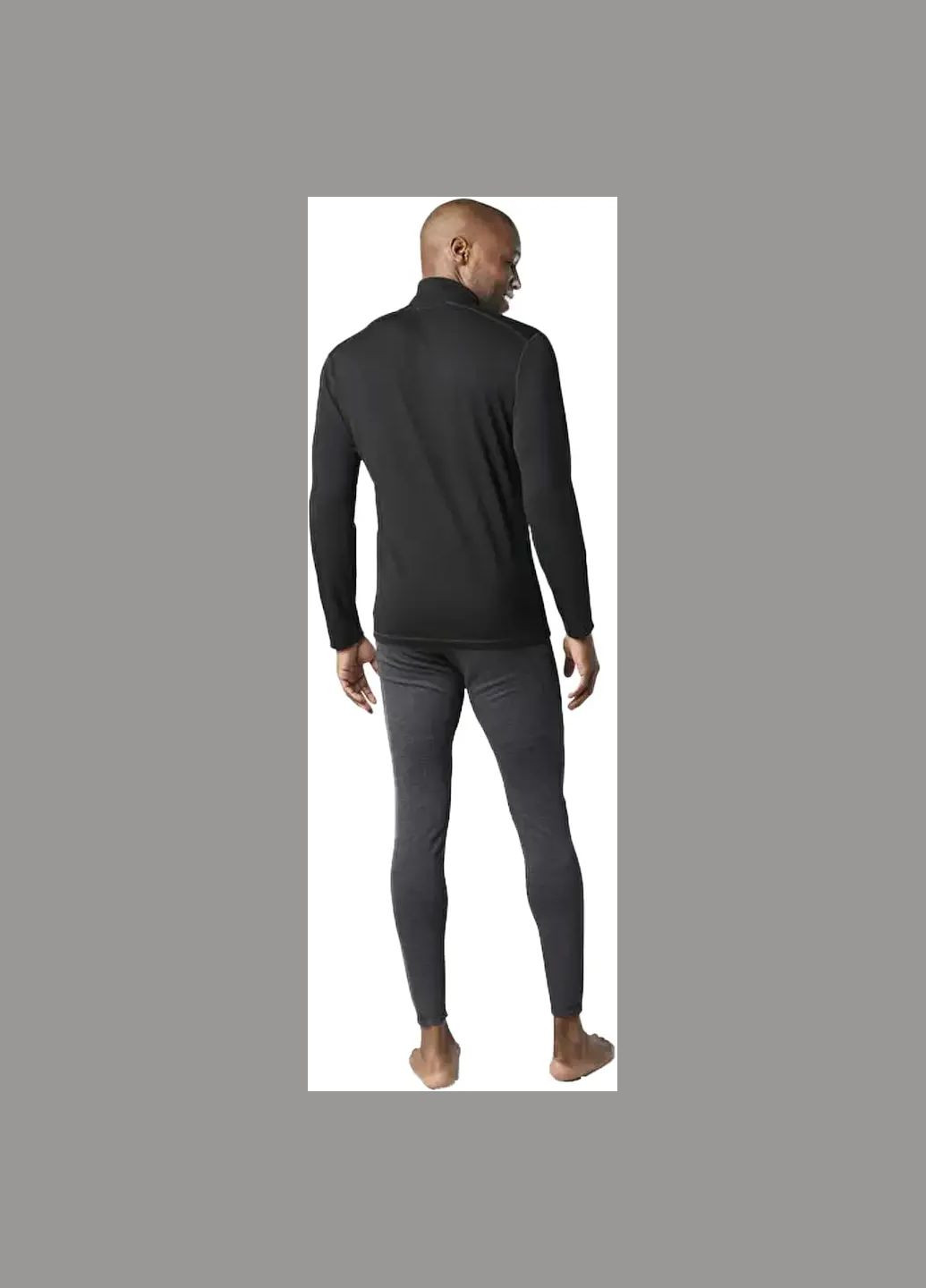 Термофутболка Men’s Classic Thermal Merino Base ayer 1/4 Zip Boxed Black Smartwool (317656456)