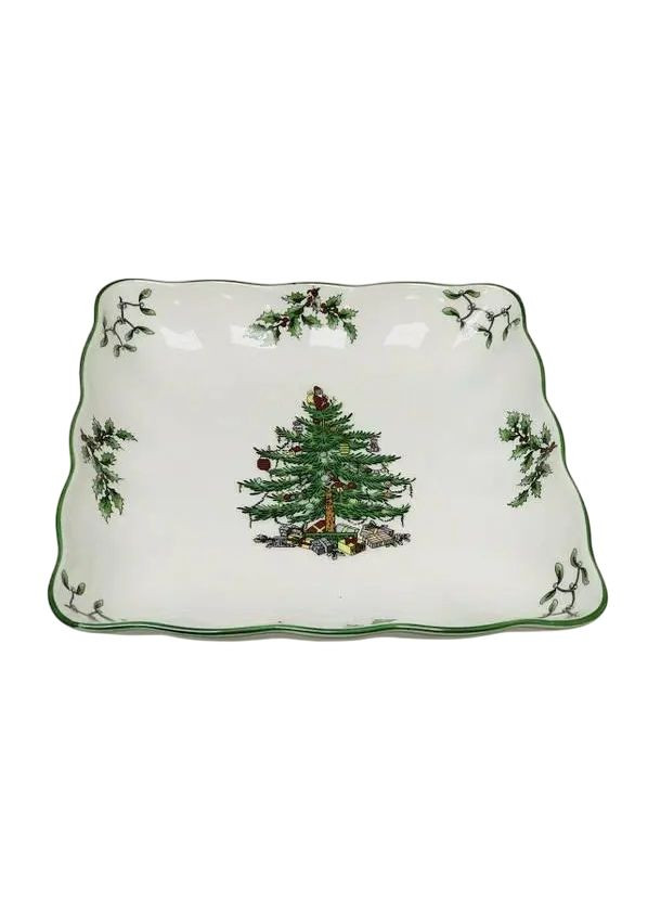 Тарілка " Ялиночка" квадратна 20 см ідеально підходить для подачі салатів OSM (365549082)