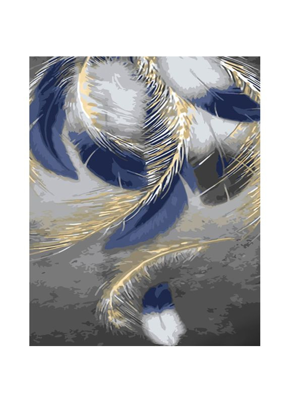 Картина по номерам Легкость перьев с лаком вертикальная см для творчества рисования Strateg (369757844)