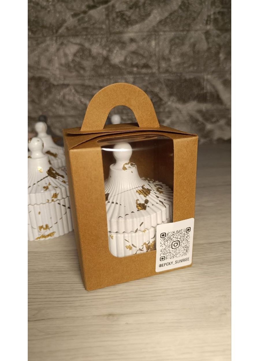 Свеча из соевого воска Золотой закат ручной работы с ароматом Лаванды Hand Made (361286298)