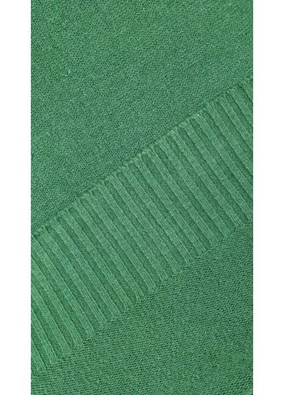 Зелений демісезонний гольф оверсайз (батал) з кашеміром, (арт. 038) No Brand