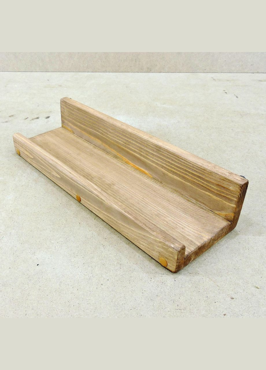 Настенная полка из дерева Хенкок 40 мускат (НСП-0031407) No Brand (328082413)